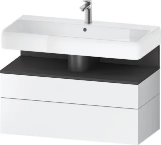 Duravit Qatego Waschtischunterbau wandhängend Weiß Matt 990x470x590 mm - QA4395049180000 QA4395049180000