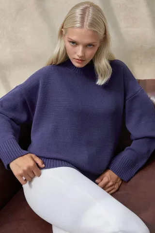 Crew-Neck Gemütlicher Pullover