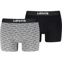 Levi's® Boxershorts LEVIS MEN LOGO AOP BOXER BRIEF 2P (2er Pack)