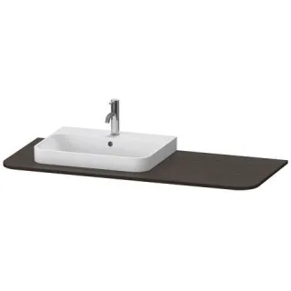 Duravit Happy D.2 Plus Konsole Nussbaum gebürstet Matt 1300x550x16 mm - HP031KL6969 HP031KL6969