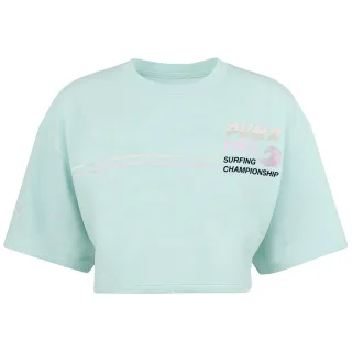 Puma x Rihanna Fenty Crew Damen Mint Kürzes T-Shirt