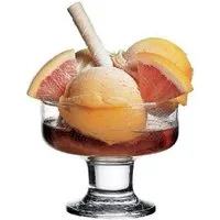 Pasabahce Eisschale – 6er Set Becher aus Glas Iceville für EIS, Salat, Dessert, Beilage, (6-tlg)