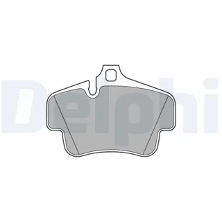 Delphi Bremsbel?ge hinten Porsche 718 911 Boxster Cayman LP3586