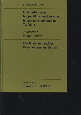 Fünfstellige logarithmische und trigonometrische Tafeln