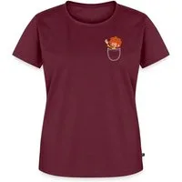 Spreadshirt T-Shirt Pumuckl Design Mit Fröhlich Winkendem Pumuckl Frauen Premium T-Shirt (1-tlg)