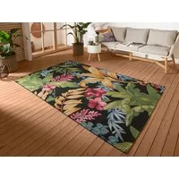 HANSE Home Outdoorteppich Tropical Flowers, rechteckig, Höhe: 3 mm, In-& Outdoor, Teppich, Wetterfest, Balkon, Garten, Wohnzimmer, Floral