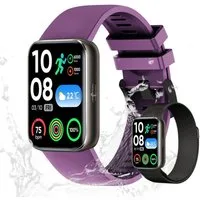 Zevelora Herren und Damen Fitness-Tracker IP68 Wasserdicht Sport & Lifestyle Smartwatch (1.75 Zoll, Android/iOS), 1-tlg., - 220 mAH uhr mit Herzfrequenz, Schlaftracking & Bluetooth Funktion