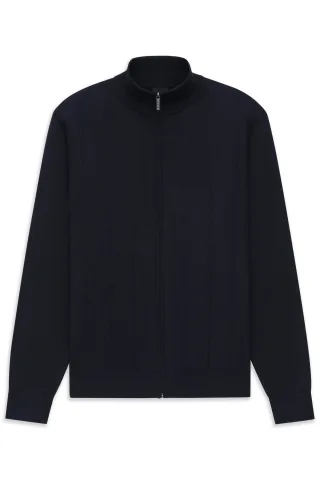 bugatti - Herren Strickjacke marine - Gr. - M