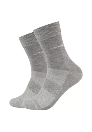 s.Oliver Red Label - Basic Socken grau - Gr. - 42