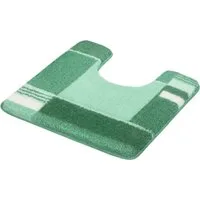 Kleine Wolke Badematte Padova, Badvorleger, Badezimmer Teppich, Höhe 20 mm, rutschhemmend beschichtet, fußbodenheizungsgeeignet, Kunstfaser, quadratisch, WC Vorleger mit Ausschnitt, Badteppich, modernes Design, mit Bordüre, Kundenliebling