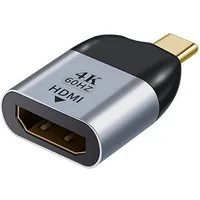 Bolwins I46 USB-C auf HDMI Adapter Kabel 3D 4K – TV PC Laptop Handy Audio- & Video-Adapter USB-C (Typ-C) zu HDMI 2.0, 0 cm, USB-C auf HDMI 2.0 Adapter Audio- und Videoübertragung