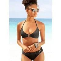 JETTE Triangel-Bikini mit edlen Zierringen