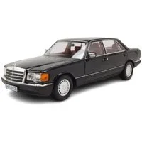 Norev Modellauto Mercedes 560 SEL S-Klasse W126 1991 schwarz, Maßstab 1:18