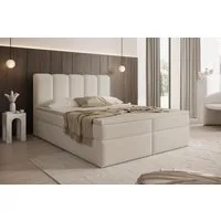 Compleo Boxspringbett COZYS mit 2 Bettkasten, Bonell-matratze und Topper als Option (TOPSELLER, MADE IN EU), Doppelbett boucle, Elegant Schlafzimmer