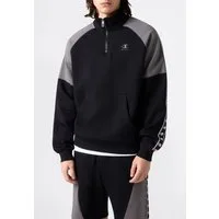 Champion Sweatshirt Sports-inspired Interlock Half Zip Sweatshirt with Tape detailing mit Reißverschluss, aus Baumwolle und Polyester, komfortabler Schnitt
