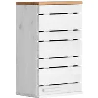 Home affaire Hängeschrank JOSIE Breite 30 cm, aus Massivholz, verstellbarer Einlegeboden, Metallgriff