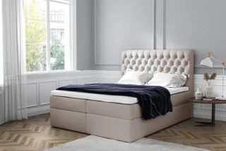 Boxspringbett Schlafzimmerbett KOBE 120x200cm inkl.Bettkasten