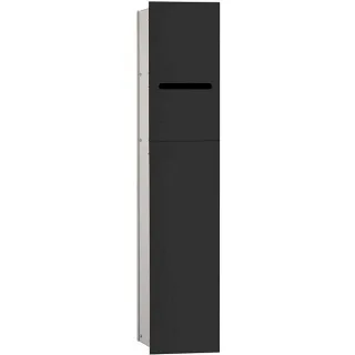 Emco Asis Modul 2.0 WC-Modul 975427551 schwarz, 170x811 mm, Anschlag links, Unterputz