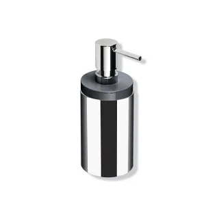 Hewi System 162 Seifenspender 162.06.1104090 200ml, Halter verchromt, tiefschwarz