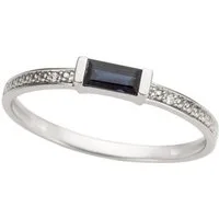 Firetti Fingerring Schmuck Geschenk Gold 333 Damenring Goldring Edelstein Farbstein, mit Saphir - mit Brillant