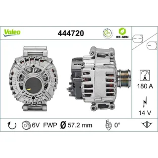Valeo Lichtmaschine 180A Audi CUPRA Seat Skoda VW 444720