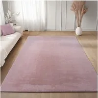 Carpettex Veloursteppich Unicolor - Einfarbig, Läufer, Höhe: 11 mm, Perfekt geeignet für Wohnzimmer, Schlafzimmer,Küche,Kinderzimmer