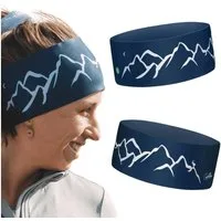 Gipfelgaudi Stirnband Outdoor Stirnband Atmungsaktiv & rutschfest, Ideal für Sport, Outdoor angenehmes und weiches Material für 100% Tragekomfort, elastisch