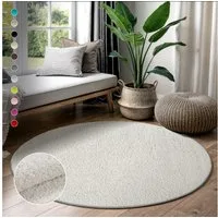 Sanat Hochflor-Teppich LOCA, rund, Höhe: 30 mm, Wohnzimmer, Langflor, Shaggy, Schlafzimmer
