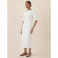 Apart Jerseykleid mit Puffärmeln