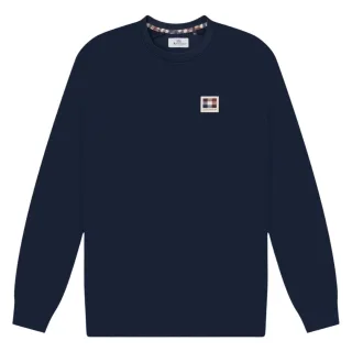 Aquascutum Active Patch Rundhalsausschnitt Marineblau