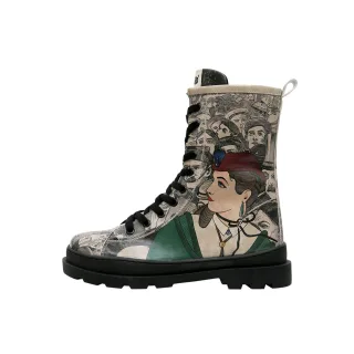 DOGO Stiefelette "Gisele Schnürstiefel Boots Colorful Lady Damen Stiefeletten" Handgefertigt