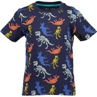 Blue Seven T-Shirt Basic Passform, mit Allover-Druck, aus Single Jersey, pflegeleicht