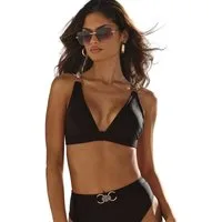 LIPSY Triangel-Bikini-Top Lipsy Triangel-Bikinioberteil mit Kunstharzdetail (1-St)