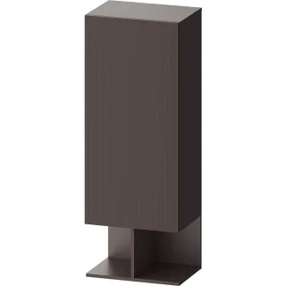 Duravit Balcoon Halbhochschrank BA1302LJGIG0000 50x36x132cm, Tür links, Schieferbraun strukturiert