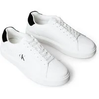Calvin Klein Jeans CLASSIC CUPSOLE LACEUP LTH Sneaker Schnürschuh, Freizeitschuh mit Fersenbesatz und seitlichem CK-Logo