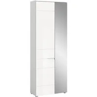 Home affaire Garderobenschrank CAPRI, Höhe 193cm, 2 Türen, Tür mit eingefasster Griffmulde, Mehrzweckschrank, Universalschrank, Dielenschrank, Flurschrank