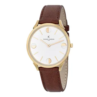 Pierre Cardin Pigalle Half Moon Braun Unisex Armbanduhr CPI.2012
