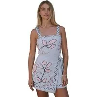 Next Playsuit Sommerlicher Playsuit mit Wickelfront (1-tlg)