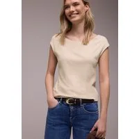 STREET ONE T-Shirt mit U-Boot-Ausschnitt