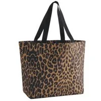 BagBase Einkaufsshopper Leopard Print Stofftasche - Carryall