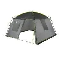 Pavillon Cabana grau/limette, 3,5m x 3,5m
