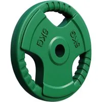GORILLA SPORTS Hantelscheibe Hantelscheibe 30/31 mm Gummi Gripper 1,25-25 KG, 5 kg
