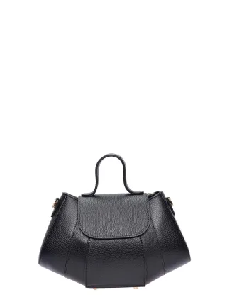 Luisa Vannini Schwarz Rindsledertasche