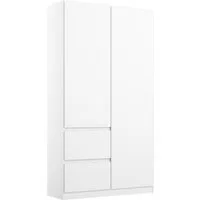 rauch Drehtürenschrank Kleiderschrank Schrank Garderobe Wäscheschrank Ankleide NIDDA (Breiten 91/136/181 cm, Höhe 197 cm) grifflose Front sowie Push-to-Open Funktion MADE IN GERMANY