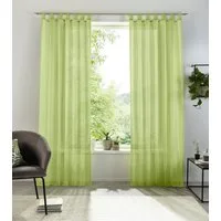OTTO home Gardine XANA (1 St), Schlaufen, transparent, Voile, Bestseller, einfarbig, 1 Schal, pflegeleicht, preiswert!