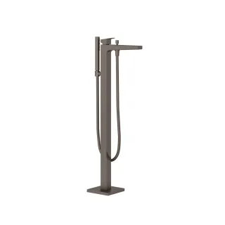 KLUDI-DECUS Wannenfüll- und Brause-Einhandmischer für freistehende Wannen Brushed Gunmetal 54590N275