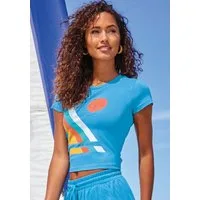 Bench. Loungewear T-Shirt aus weicher Baumwoll-Qualität, Loungewear