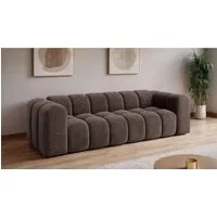 OTTO home Big-Sofa KALLIE Design-Sofa mit Steppung, Bubble-Optik, Breite 248 cm, Wellenunterfederung, hoher Sitzkomfort und modernes Design