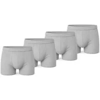 EloModa Boxershorts Herren Boxershorts 4er, 6er, 8er, 10er Set – Baumwolle – Schwarz (4-St)