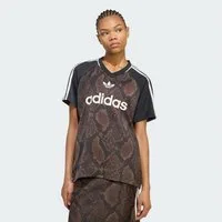adidas Originals T-Shirt SATIN JERSEY, SCHLANGENPRINT (1-tlg)